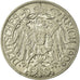 Coin, GERMANY - EMPIRE, Wilhelm II, 25 Pfennig, 1909, Munich, EF(40-45), KM 18