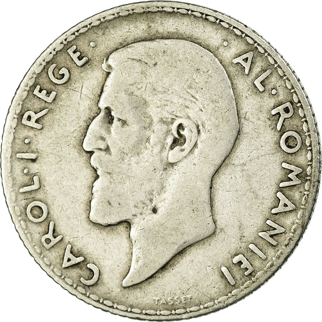 Coin, Romania, Carol I, Leu, 1910, VF(30-35), Silver, KM:42