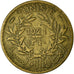 Coin, Tunisia, Anonymous, 50 Centimes, 1921, Paris, EF(40-45), Aluminum-Bronze