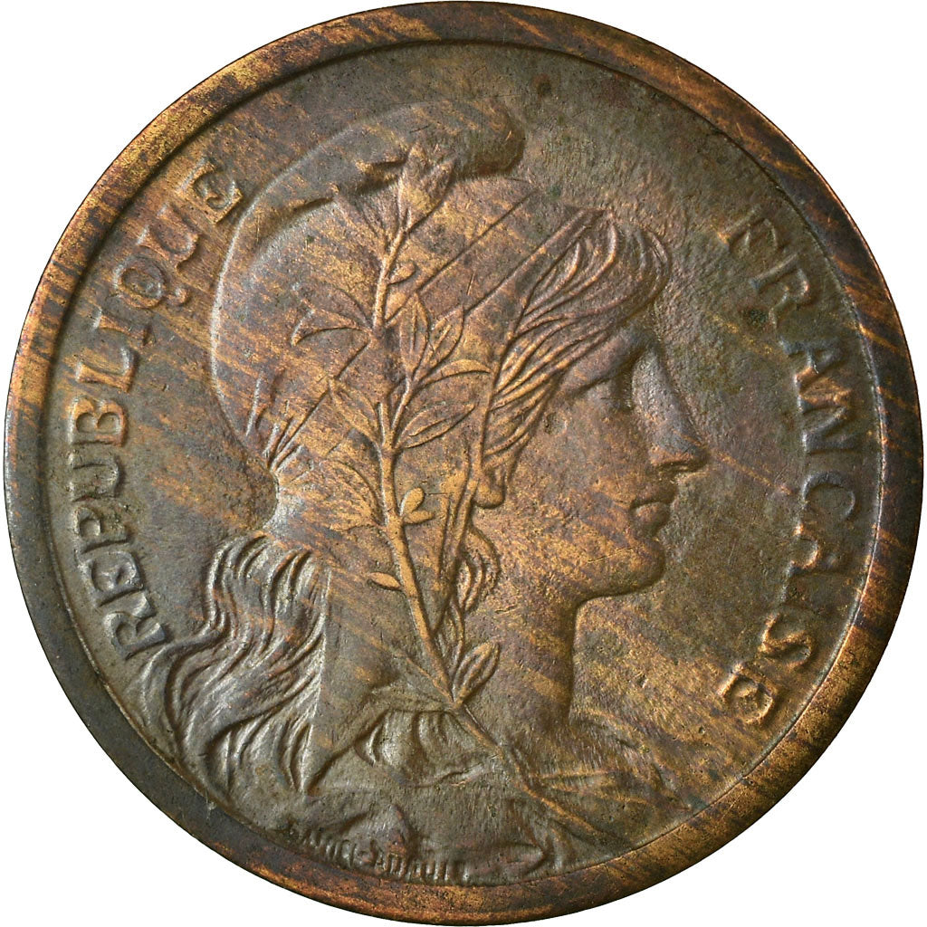 Monnaie, France, Dupuis, 2 Centimes, 1911, Paris, TTB+, Bronze, Gadoury:107
