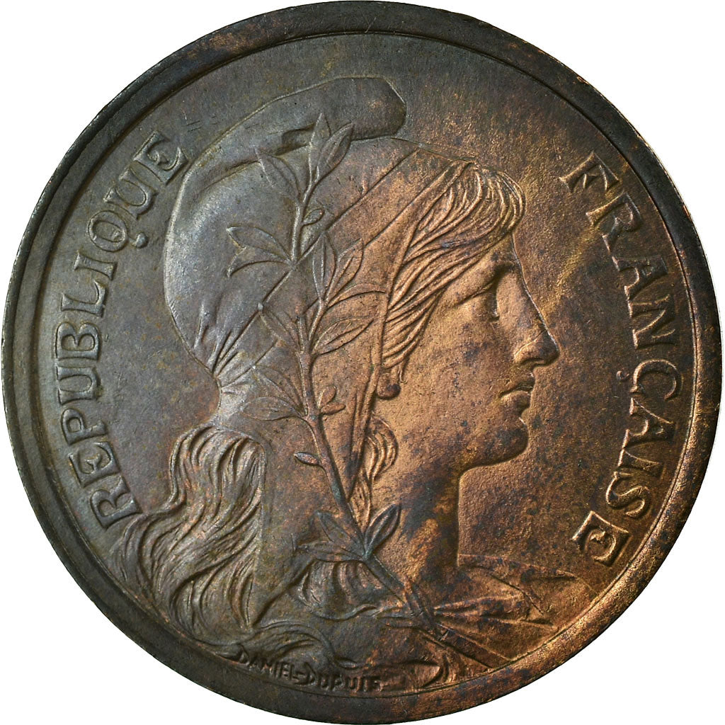 Coin, France, Dupuis, 2 Centimes, 1913, Paris, AU(50-53), Bronze, KM:841