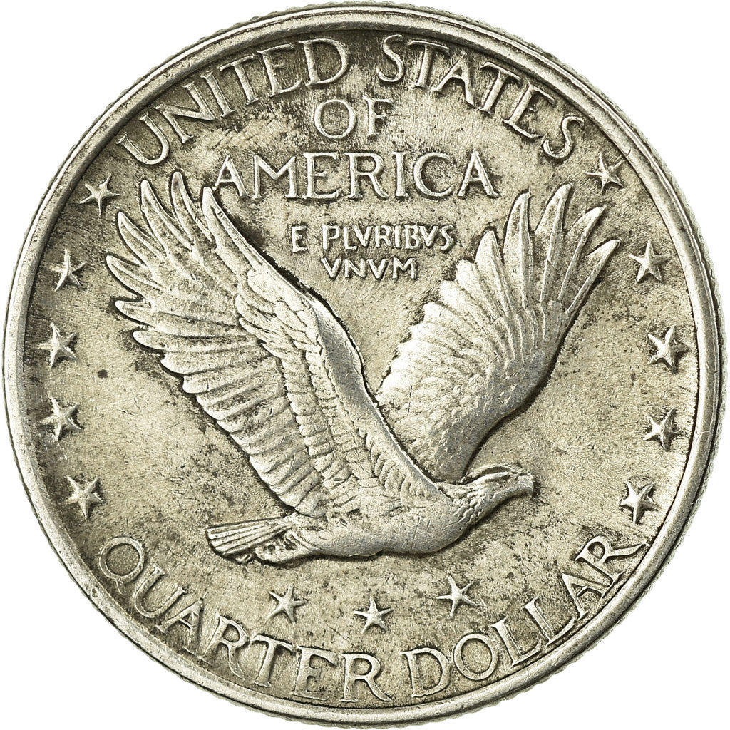Coin, United States, Standing Liberty Quarter,1920,Philadelphia,EF(40-45),KM 145