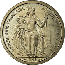 Coin, FRENCH OCEANIA, Franc, 1949, ESSAI, MS(65-70), Copper-nickel, KM:E8