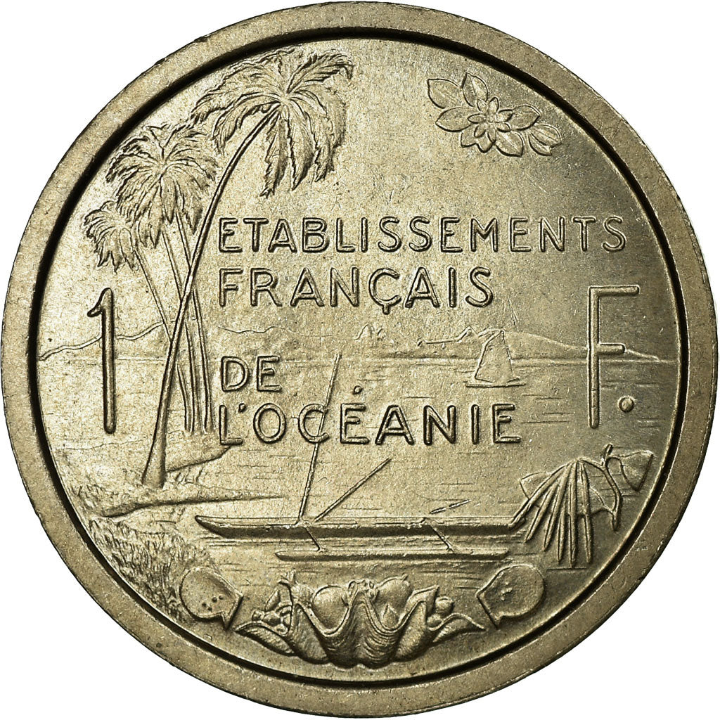 Coin, FRENCH OCEANIA, Franc, 1949, ESSAI, MS(65-70), Copper-nickel, KM:E8