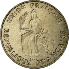 Moneta, OCEANIA FRANCESE, 2 Francs, 1948, ESSAI, FDC, Rame-nichel, KM:E6