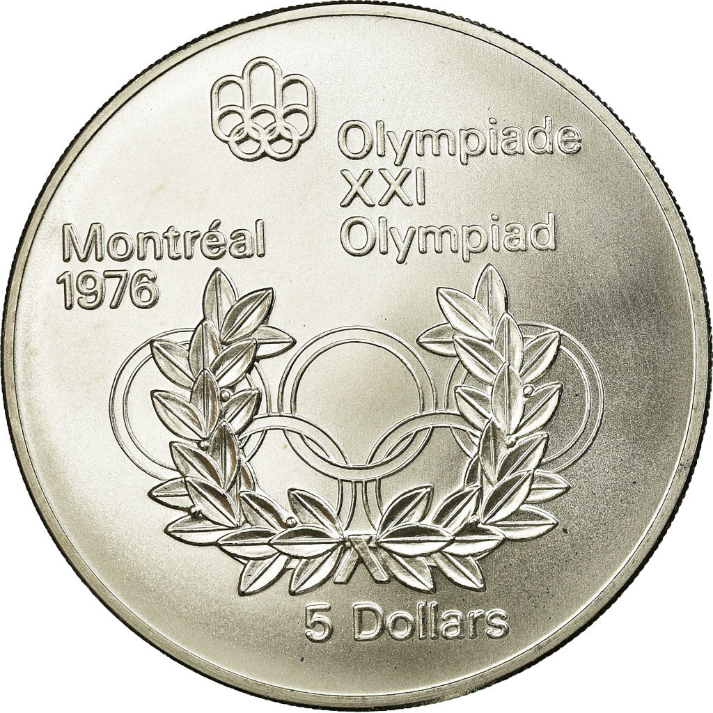 Coin, Canada, Elizabeth II, 5 Dollars, 1974, Ottawa, MS(65-70), KM 89