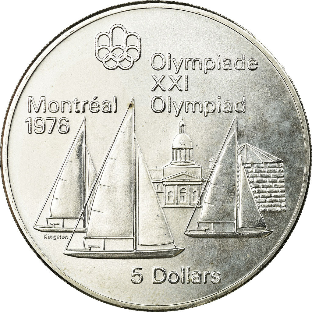 Coin, Canada, Elizabeth II, 5 Dollars, 1974, Ottawa, MS(65-70), KM 84