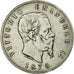 Coin, Italy, Vittorio Emanuele II, 5 Lire, 1875, Milan, VF(30-35), Silver,KM 8.3
