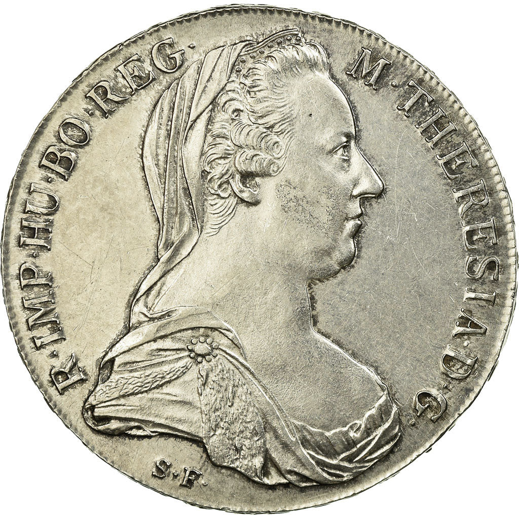 Coin, Austria, Joseph II, Thaler, 1780, Official restrike, AU(50-53), Silver
