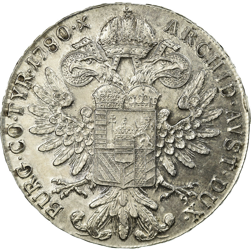 Coin, Austria, Joseph II, Thaler, 1780, Official restrike, AU(50-53), Silver