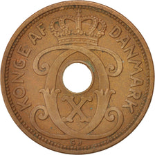 DENMARK, 5 Ore, 1927, Copenhagen, KM #828.1, EF(40-45), Bronze, 27.4, 7.77