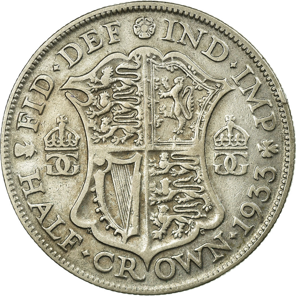 Coin, Great Britain, George V, 1/2 Crown, 1935, EF(40-45), Silver, KM:835