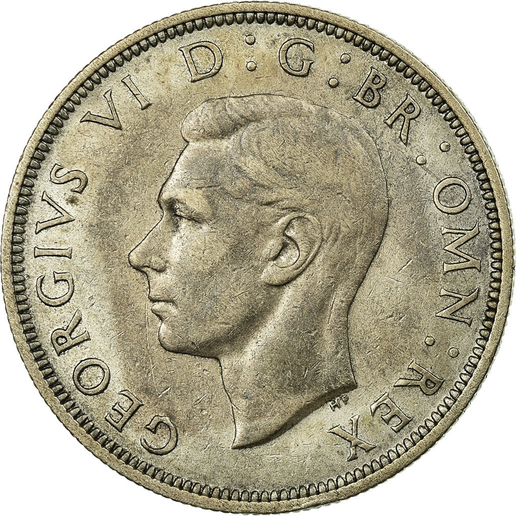 Coin, Great Britain, George VI, 1/2 Crown, 1941, AU(50-53), Silver, KM:856