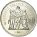 Münze, Frankreich, Hercule, 50 Francs, 1977, Paris, VZ, Silber, KM:941.1