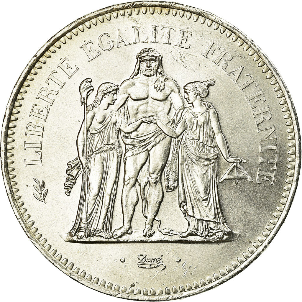Monnaie, France, Hercule, 50 Francs, 1977, Paris, SUP, Argent, Gadoury:882