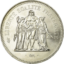 Coin, France, Hercule, 50 Francs, 1974, Paris, AU(55-58), Silver, KM:941.1