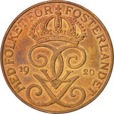 Coin, Sweden, Gustaf V, 5 Öre, 1920, EF(40-45), Bronze, KM:779.2