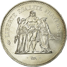 Coin, France, Hercule, 50 Francs, 1974, Paris, AU(55-58), Silver, KM:941.1