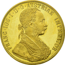 Moneta, Austria, Franz Joseph I, 4 Ducat, 1915, Official restrike, SPL, Oro