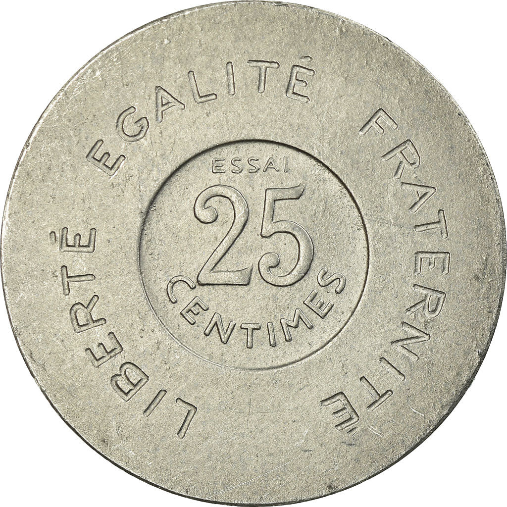 Moneta, Francia, 25 Centimes, 1909, ESSAI, SPL, Alluminio, Gadoury:366