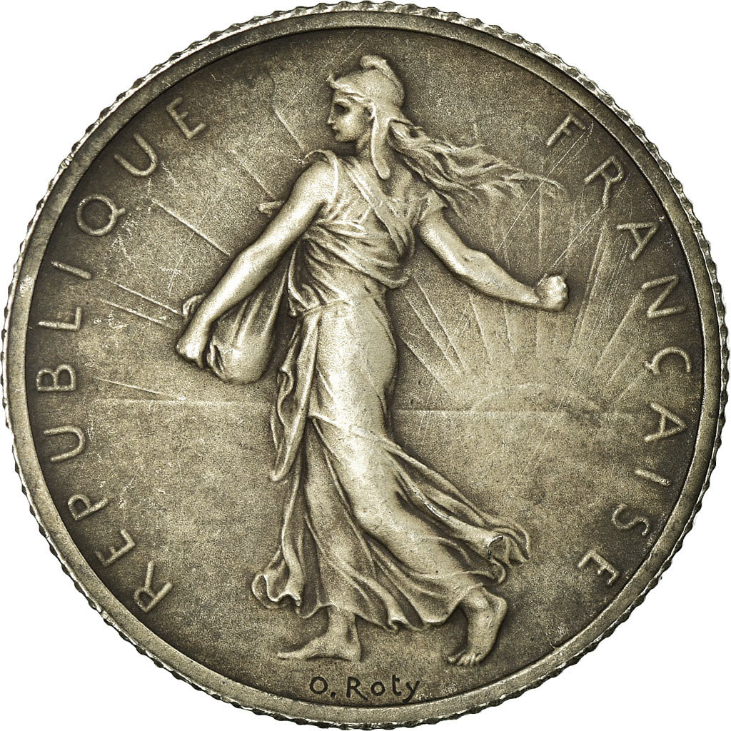 Coin, France, Semeuse, Franc, 1898, Paris, Flan mat, MS(65-70), Silver,KM 844.1