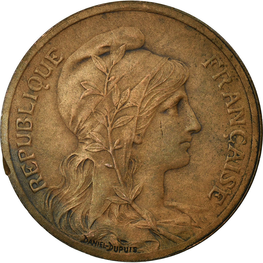 Monnaie, France, Dupuis, 5 Centimes, 1898, Paris, Flan mat, FDC, Bronze,Gad 165