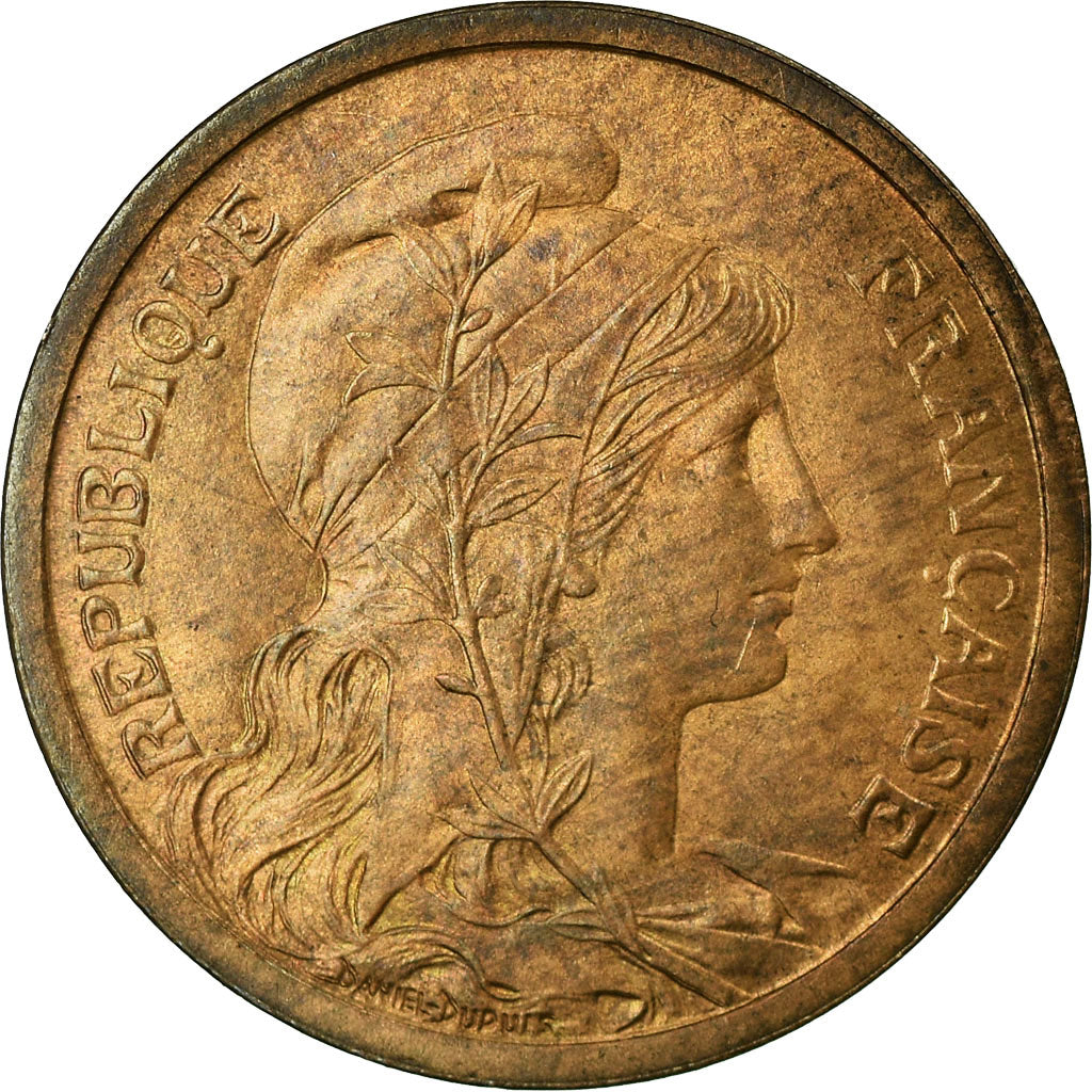 Moneta, Francia, Dupuis, 2 Centimes, 1898, Paris, SPL, Bronzo, KM:841