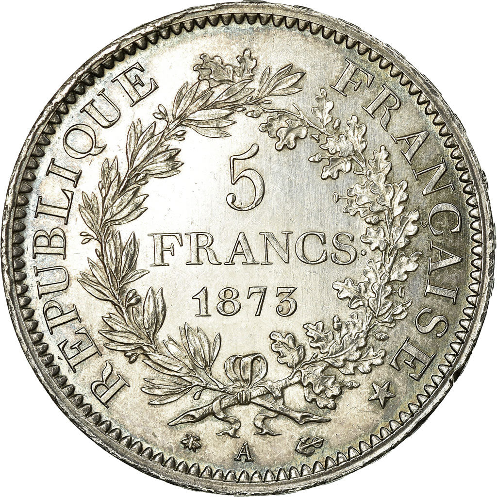 Monnaie, France, Hercule, 5 Francs, 1873, Paris, SUP+, Argent, Gadoury:745a