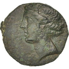 Coin, Carthage, Zeugitane, Tanit, Bronze Unit, Carthage, AU(50-53), Bronze