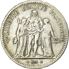 Monnaie, France, Hercule, 5 Francs, 1848, Paris, TB+, Argent, Gadoury:683