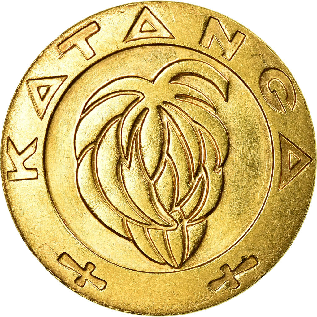 Monnaie, Katanga, 5 Francs, 1961, SUP, Or, KM:2a