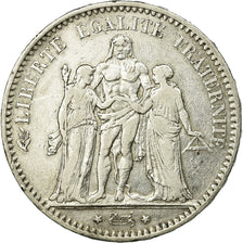 Monnaie, France, Hercule, 5 Francs, 1877, Paris, TB+, Argent, Gadoury:745a