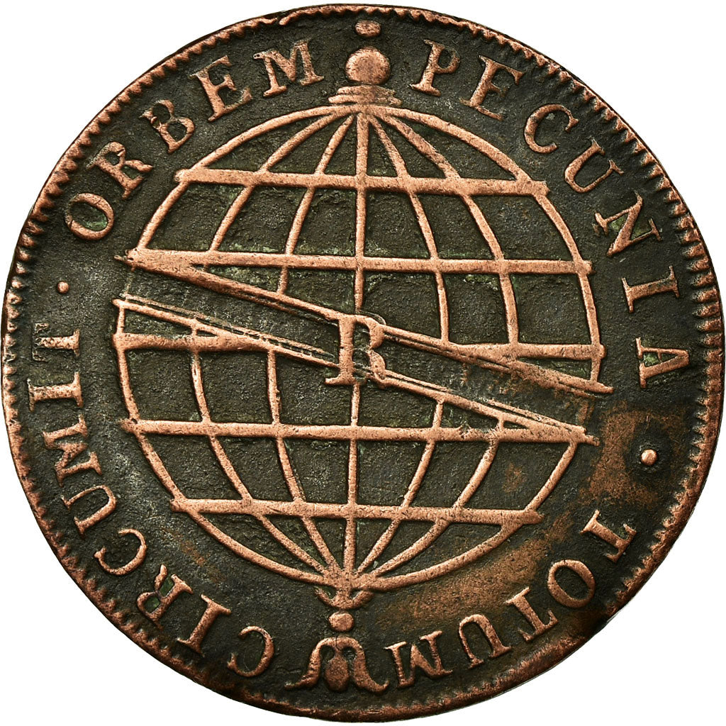 Monnaie, Brésil, Joao, 20 Reis, 1814, Rio de Janeiro, TTB, Cuivre, KM:233.3