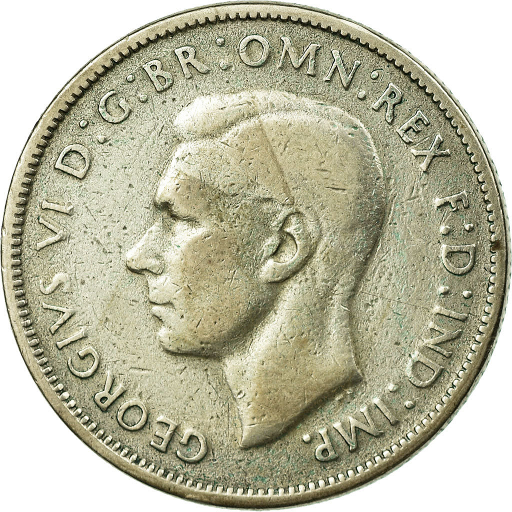 Münze, Australien, George VI, Florin, 1947, Melbourne, SS, Silber, KM:40a