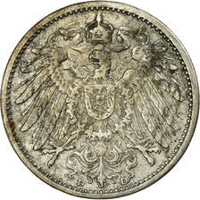 Coin, GERMANY - EMPIRE, Wilhelm II, Mark, 1910, Munich, VF(30-35), Silver, KM:14