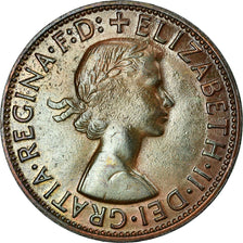 Coin, Australia, Elizabeth II, Penny, 1964, AU(50-53), Bronze, KM:56