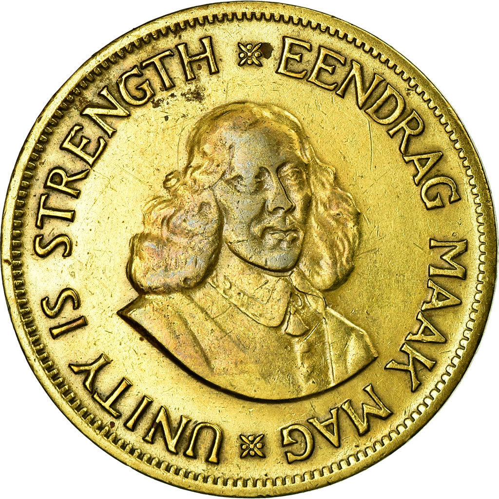 Coin, South Africa, Cent, 1961, AU(50-53), Brass, KM:57