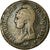 Moneta, Francia, Dupré, Decime, 1796, Paris, MB+, Bronzo, KM:645.1, Gadoury:187