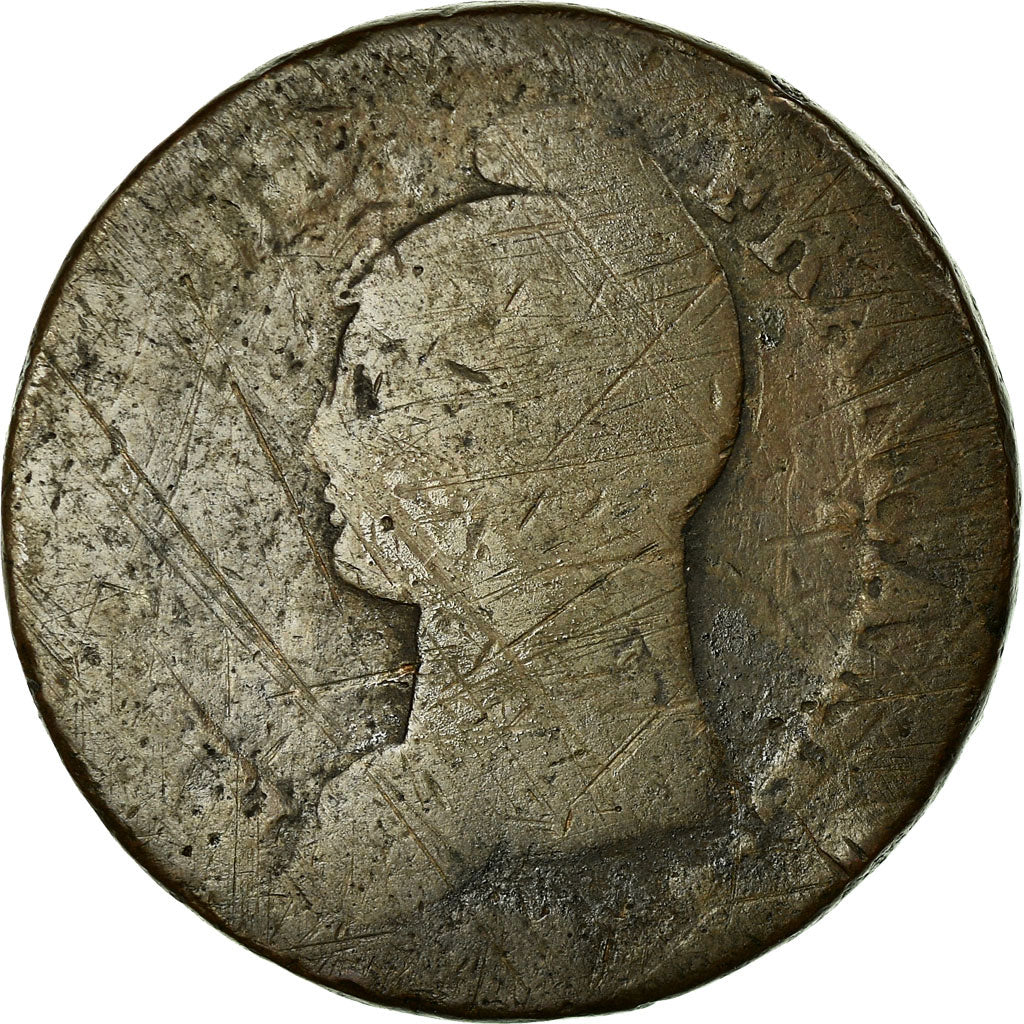Münze, Frankreich, Dupré, Decime, 1795, Paris, SGE, Bronze, KM:637.1