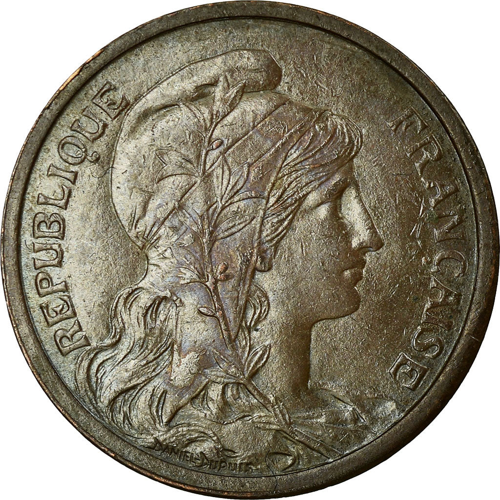 Moneta, Francja, Dupuis, 2 Centimes, 1912, Paris, EF(40-45), Bronze, KM:841