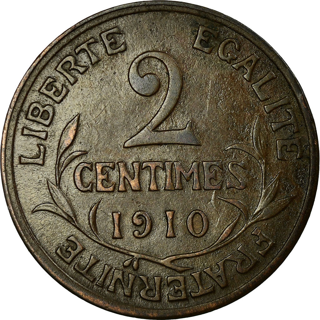 Coin, France, Dupuis, 2 Centimes, 1910, Paris, EF(40-45), Bronze, KM:841