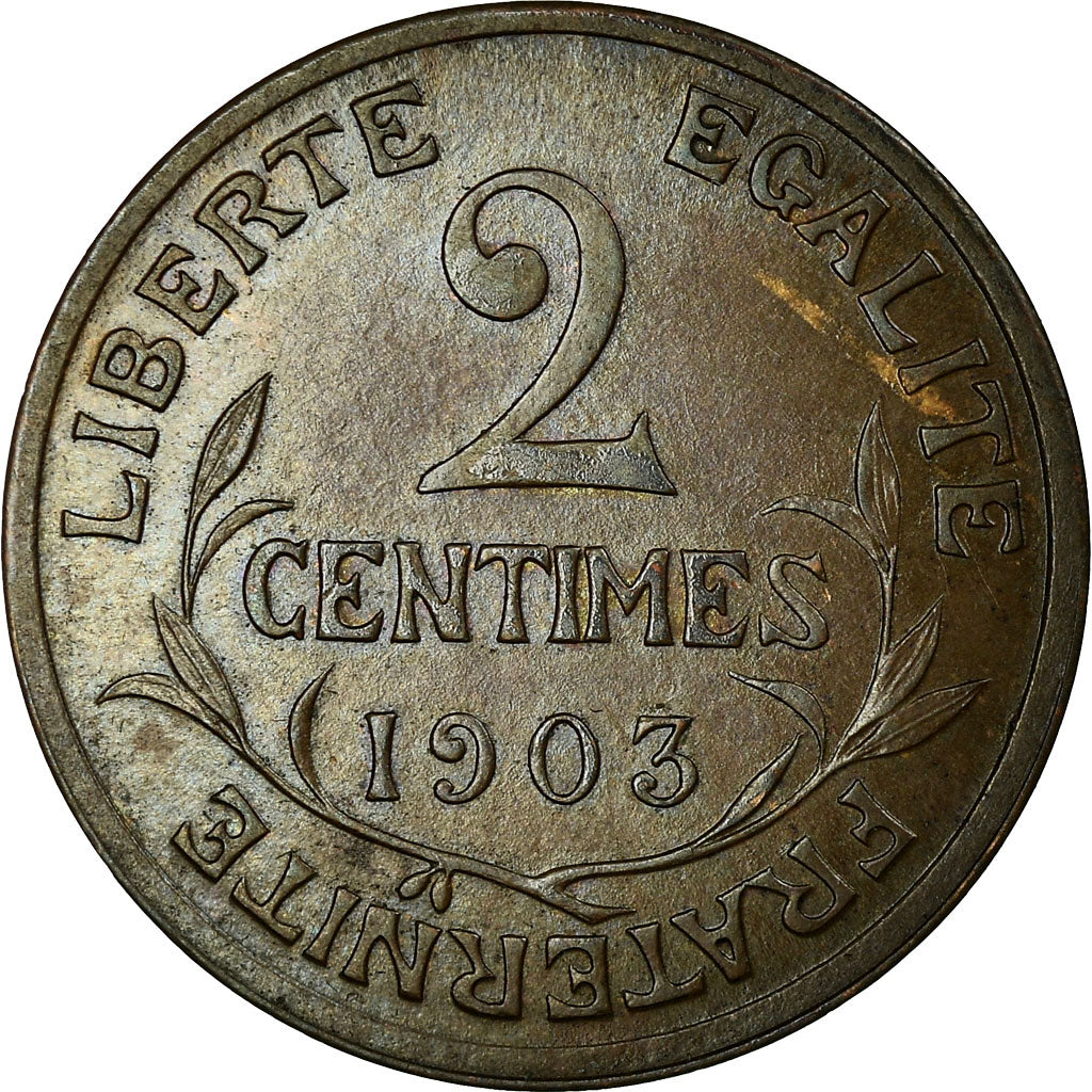 Coin, France, Dupuis, 2 Centimes, 1903, Paris, EF(40-45), Bronze, KM:841