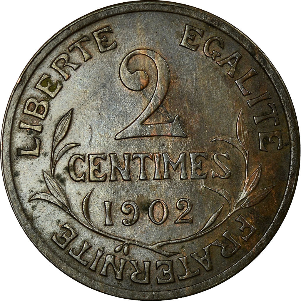 Coin, France, Dupuis, 2 Centimes, 1902, Paris, EF(40-45), Bronze, KM:841