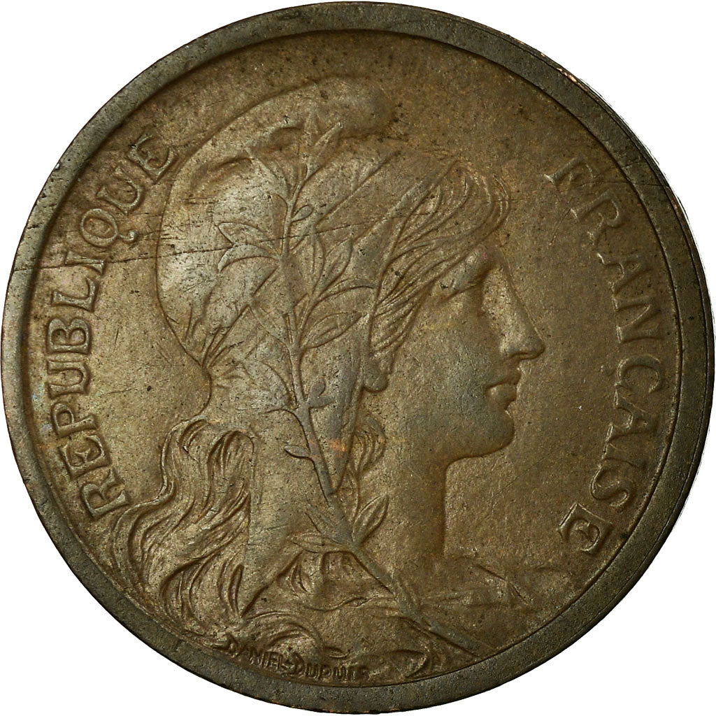 Moneta, Francia, Dupuis, 2 Centimes, 1898, Paris, BB, Bronzo, KM:841