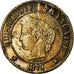 Coin, France, Cérès, 2 Centimes, 1879, Paris, VF(20-25), Bronze, KM:827.1