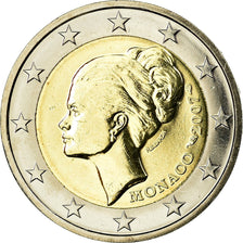 Monaco, 2 Euro, 2007, MS(65-70), Bi-Metallic, Gadoury:MC 198, KM:186