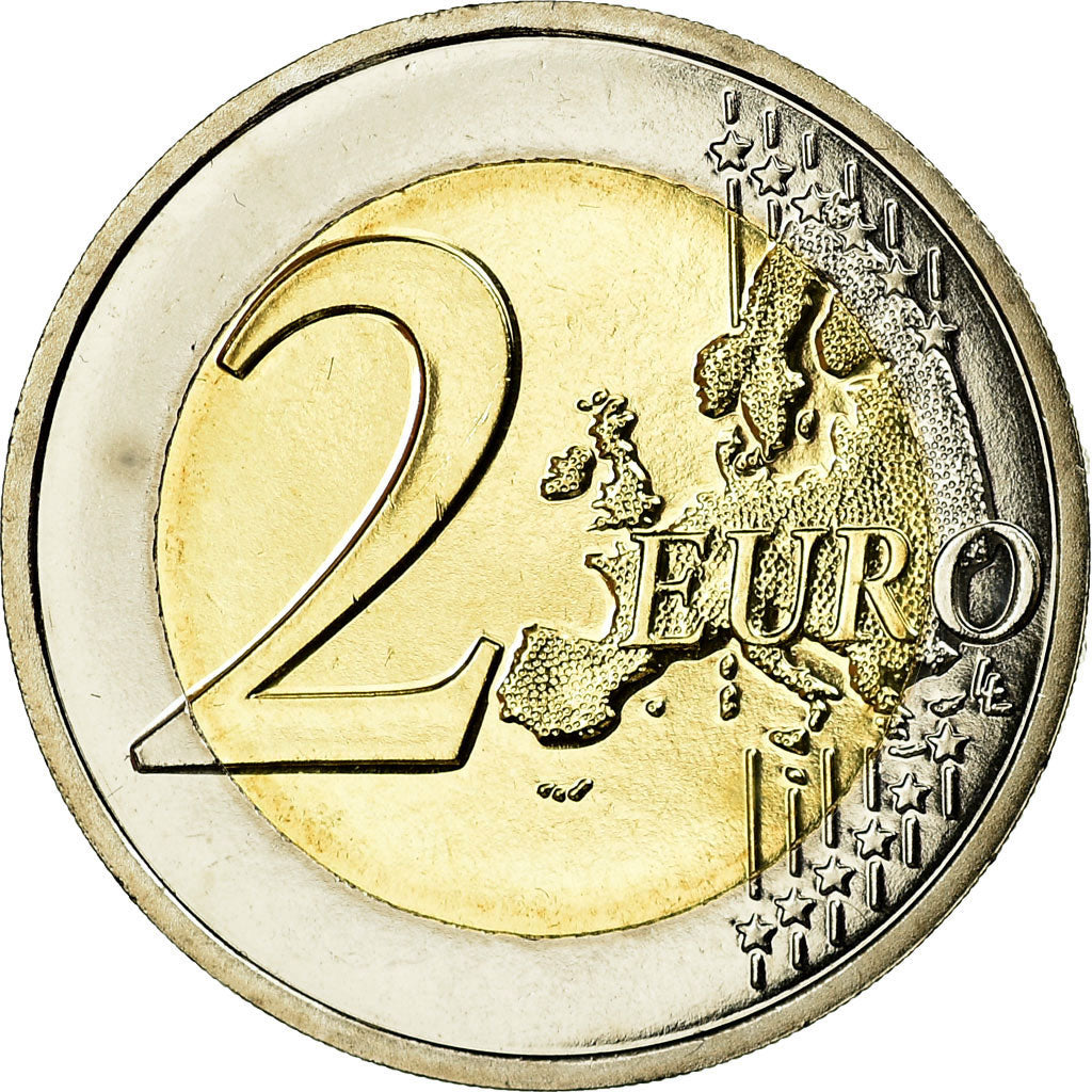 Monaco, 2 Euro, 2007, MS(65-70), Bi-Metallic, Gadoury:MC 198, KM:186