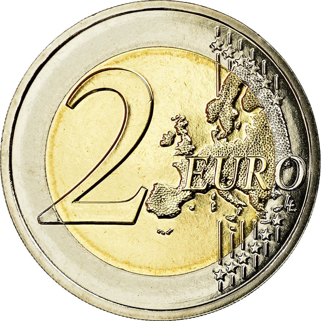 Monaco, 2 Euro, 2011, MS(65-70), Bi-Metallic, Gadoury:MC201, KM:196