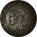 Moneta, Francja, Cérès, Centime, 1874, Paris, EF(40-45), Bronze, KM:826.1