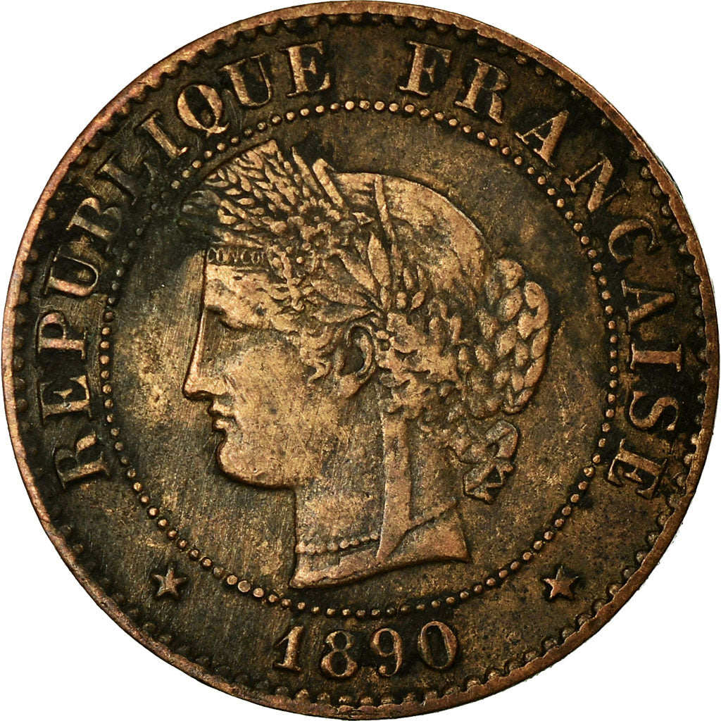 Coin, France, Cérès, Centime, 1890, Paris, EF(40-45), Bronze, KM:826.1